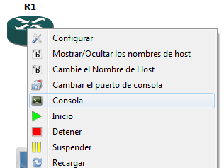 abrir consola R1