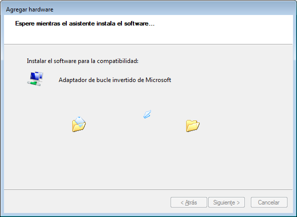 instalando adaptador loopback